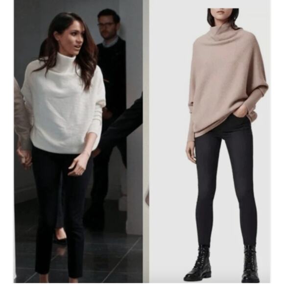 ALLSAINTS Ridley Jumper Sweater Wool Cashmere Women Size XS - Picture 1 of 12